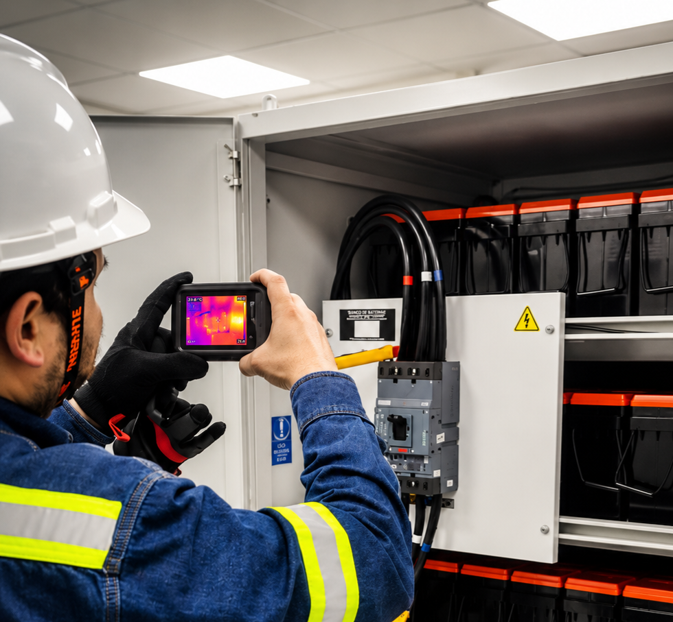 Termográfica en Sistemas de Energía Crítica - YPFB Torcavent